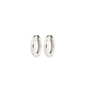 Pilgrim Marlo Chunky Hoop Earrings, Silver