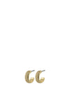 Pilgrim Matylda Crystal Hoop Earrings, Gold