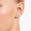 Pilgrim Misha 2 Pack Earrings, Silver