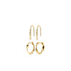 Pilgrim Morin Set of Two Earrings, Gold
