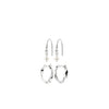 Pilgrim Morin Set of Two Earrings, Silver