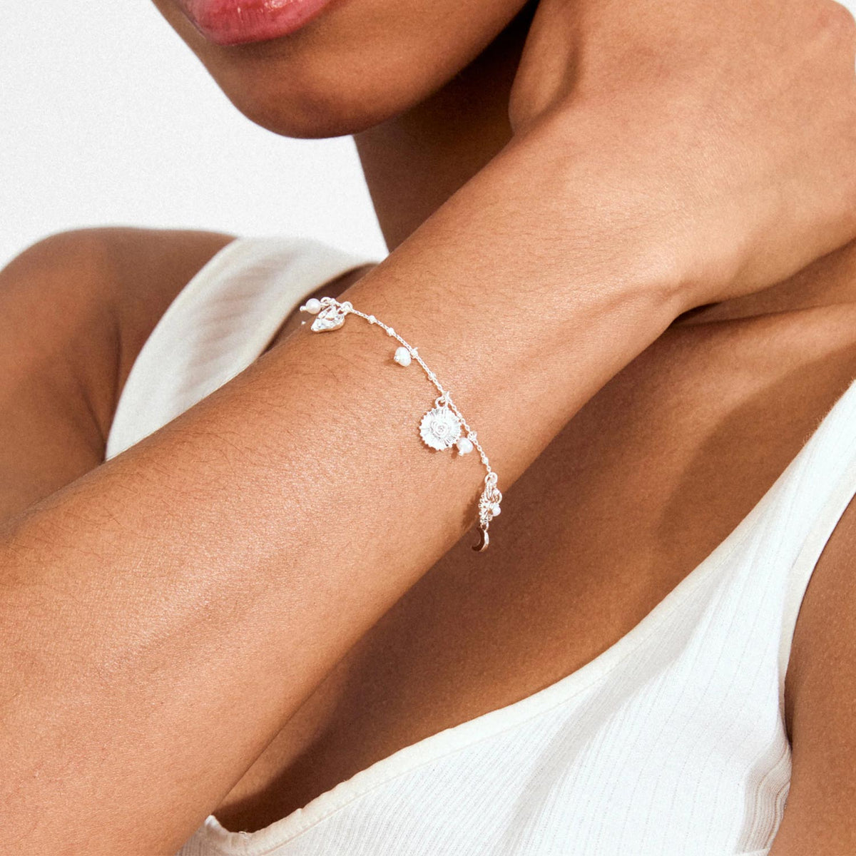 Pilgrim Mylan Bracelet, Silver