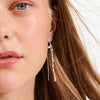 Pilgrim Mylan Chain Earrings, Silver