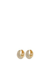 Pilgrim Naomi Crystal Hoop Earrings, Gold