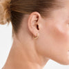 Pilgrim Nova Hoop Earrings, Gold