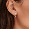 Pilgrim Nova Hoop Earrings, Silver