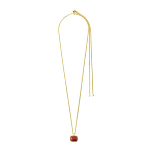 Pilgrim Now Necklace, Gold & Red