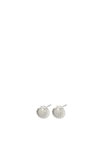 Pilgrim Opal Seashell Earrings, Silver
