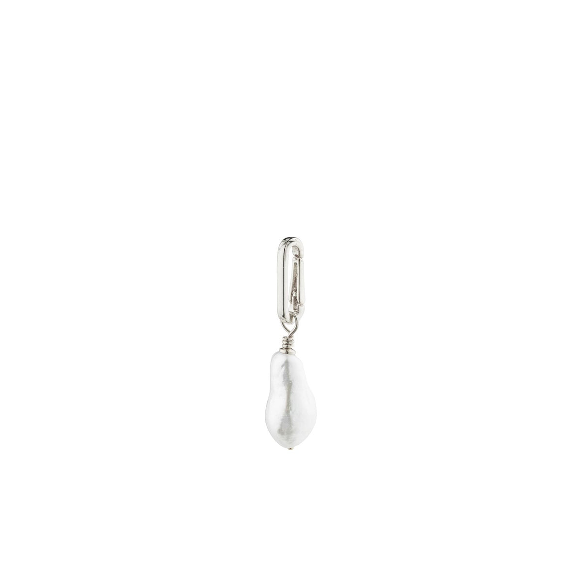 Pilgrim Pearl Pendant Charm, Silver