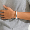 Pilgrim Phase Bangle, Silver