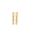 PHASE earrings goldplated