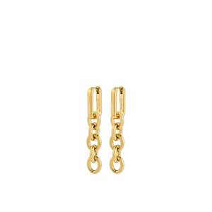 PHASE earrings goldplated