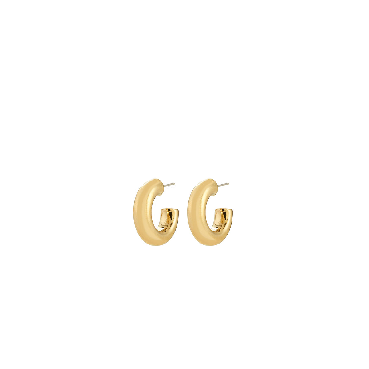 PHASE small hoops goldplated
