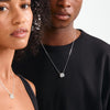 Pilgrim Presence Coin Necklace, Silver