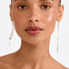 Pilgrim Prism Chain Earrings, Gold