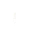 Pilgrim Prism Chain Earrings, Silver