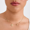 Pilgrim Prism Necklace, Gold