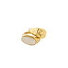 Pilgrim Prism Set of 2 Adjustable Rings, Gold