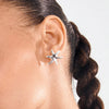 Pilgrim Prism Starfish Earrings, Silver