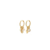 Pilgrim Prucence Charm Earrings, Gold