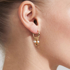 Pilgrim Prucence Charm Earrings, Gold
