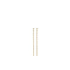 Pilgrim Reagen CZ Drop Earrings, Gold