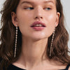 Pilgrim Reagen CZ Drop Earrings, Gold