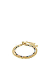 Pilgrim Reign Set of 2 Layering Bracelets, Gold