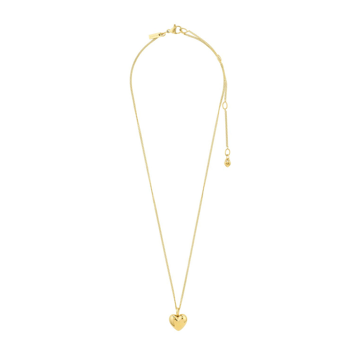 Pilgrim Revan Heart Necklace, Gold