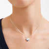 Pilgrim Revan Heart Necklace, Silver