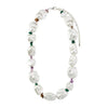 Pilgrim Rhythm Pearl Necklace, Silver