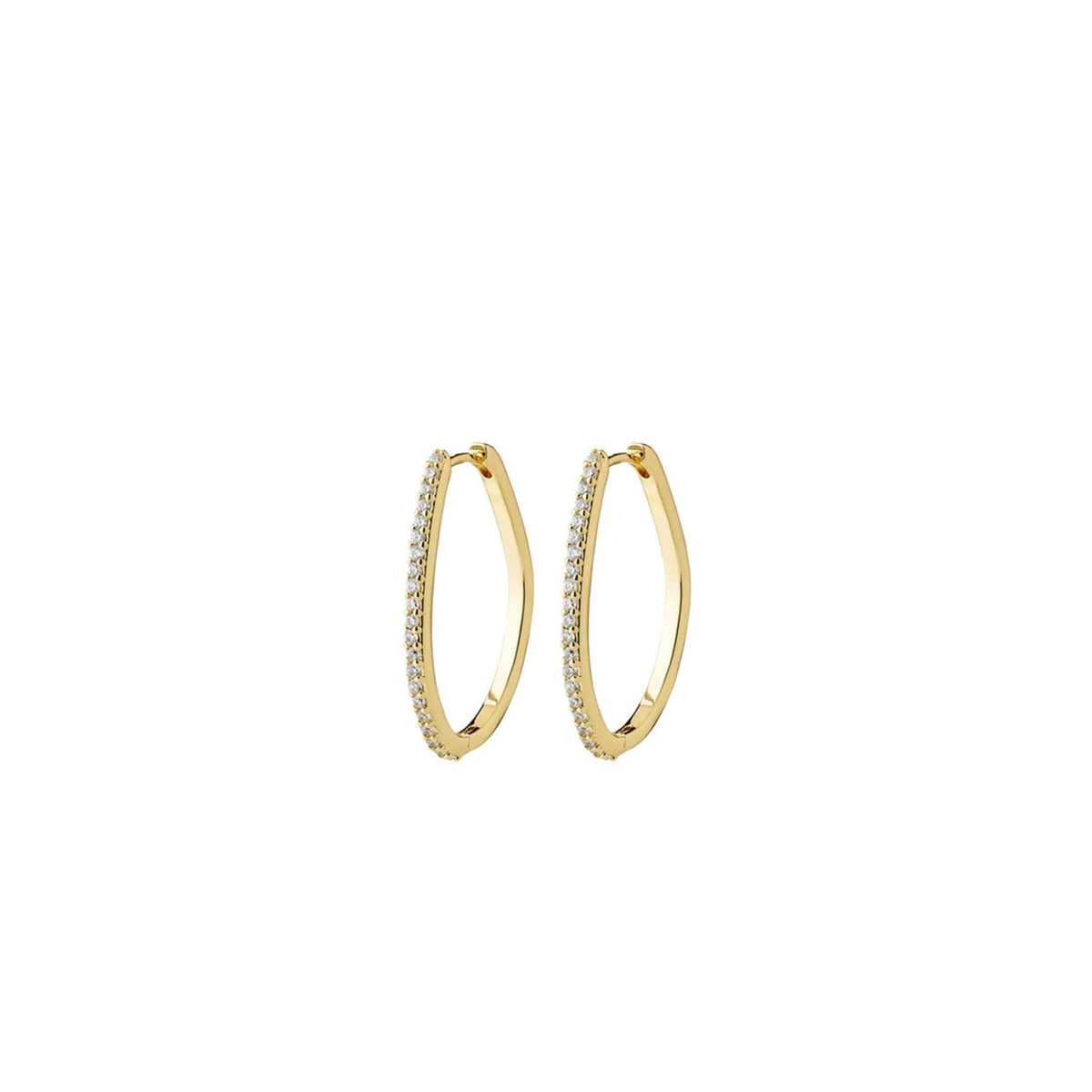 Pilgrim Root Hoop Earrings, Gold