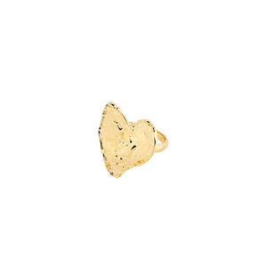 Pilgrim Ryan Heart Adjustable Ring, Gold