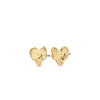 Pilgrim Ryan Heart Earrings, Gold
