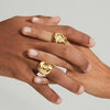 Pilgrim Sea Adjustable Ring, Gold