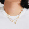 Pilgrim Sea Set of 3 Layering Necklaces, Gold