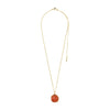 Pilgrim Sense Aventurine Necklace, Gold