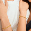 Pilgrim Sense Bracelet, Gold