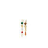 Pilgrim Sense Mix Drop Earrings, Gold