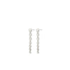Pilgrim Sense Drop Earrings, Silver