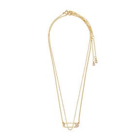 INSTANT NECKLACE 2 IN 1 SET GOLD PLATED