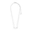 INSTANT NECKLACE 2 IN 1 SET SILVER