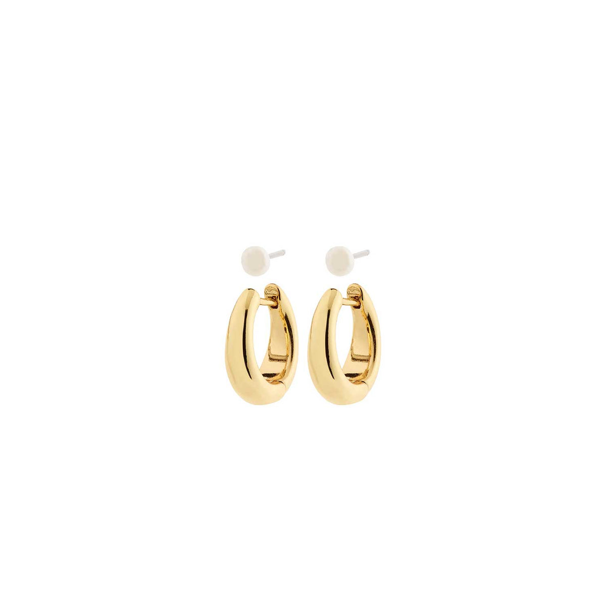 Pilgrim Set of 2 Starlight Earrings, Gold