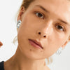 Pilgrim Shift Earrings, Silver