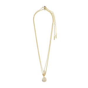 Pilgrim Shift Layering Set of 2 Necklaces, Gold