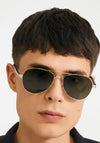 Pilgrim Sibba Pilot Sunglasses, Brown