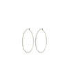 Pilgrim Sidney Large CZ Hoops, Silver