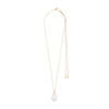 Pilgrim Sky Pearl Pendant Necklace, Gold
