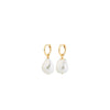 Pilgrim Sky Pearl Earrings, Gold