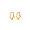 Pilgrim Solari Star Earrings, Gold